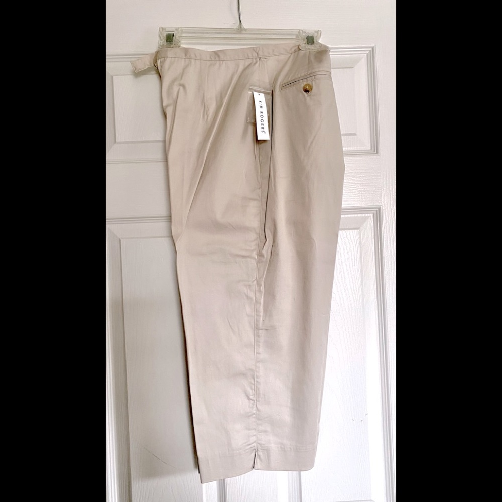 NWT Women’s Kim Rogers Capri Cropped Ankle Pants Size: 12